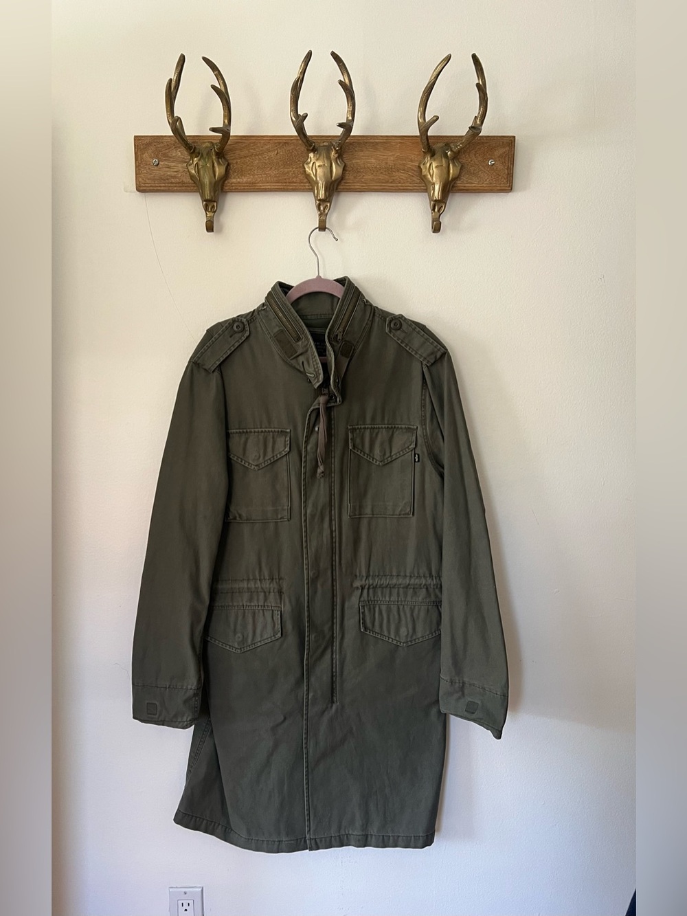 Army fatigue Parka
